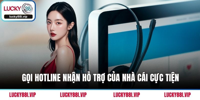 Gọi hotline nhận hỗ trợ của nhà cái cực tiện